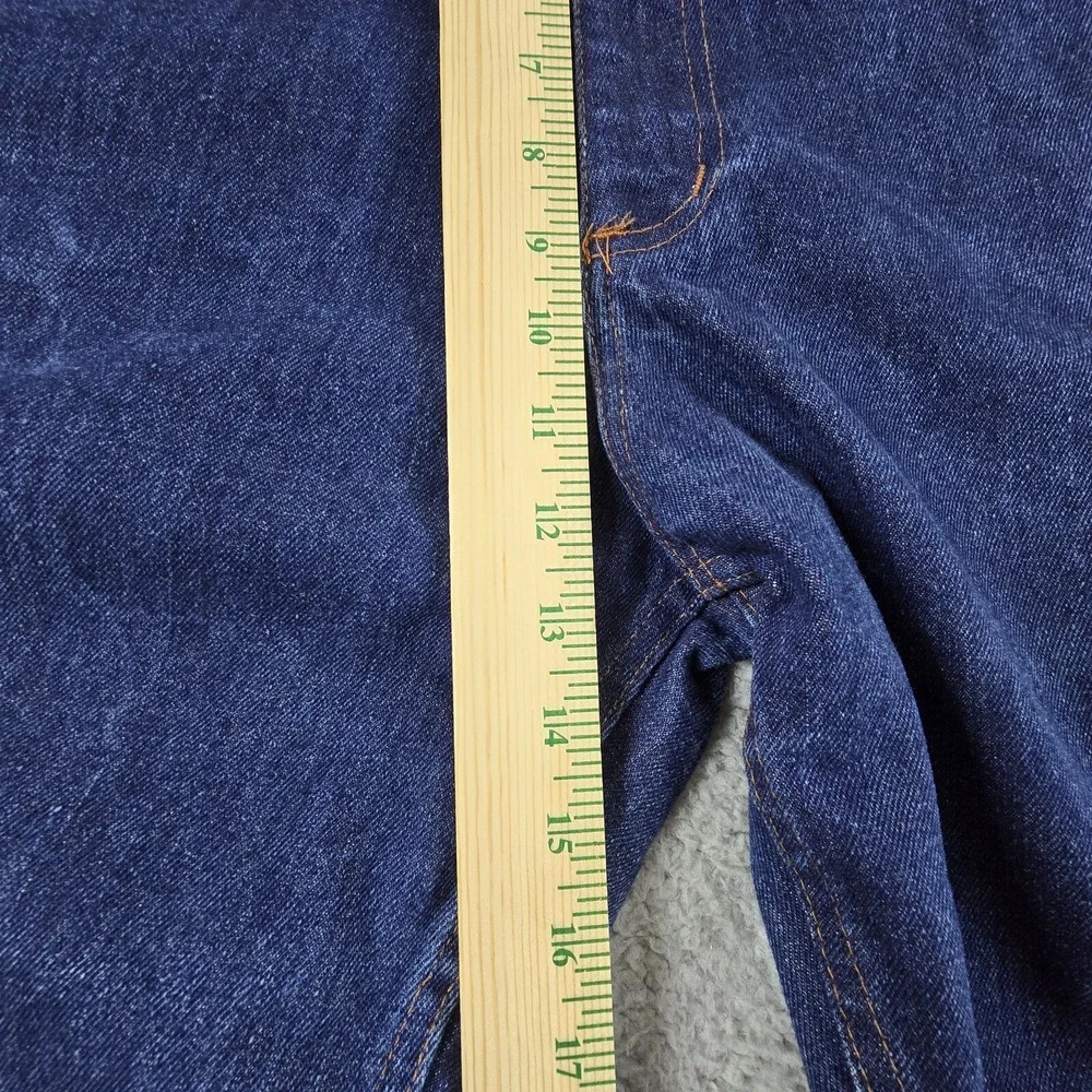 Rasco Mens 38X34 FR Flame Resistant Work Blue Jeans Dark‎ Wash - Picture 15 of 16